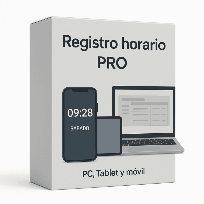 Registro horario PRO